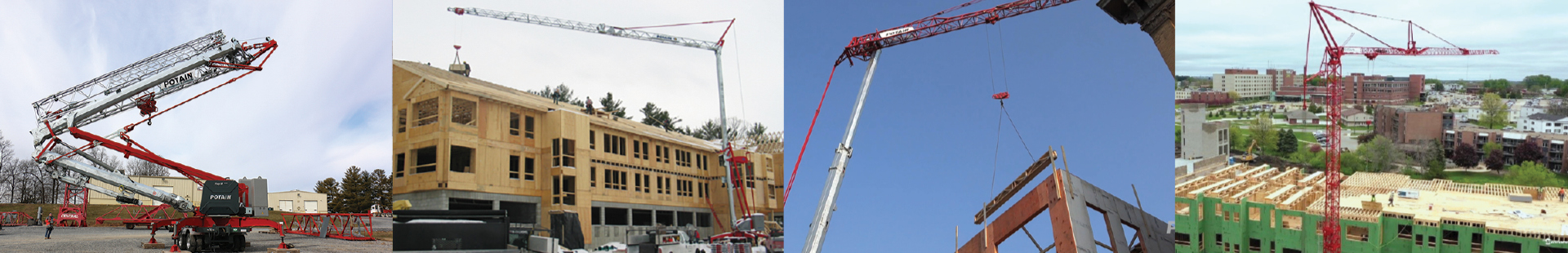 A Variety of Power Self Erecting Tower Cranes