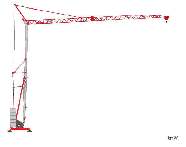 Igo 32 Self Erecting Tower Crane