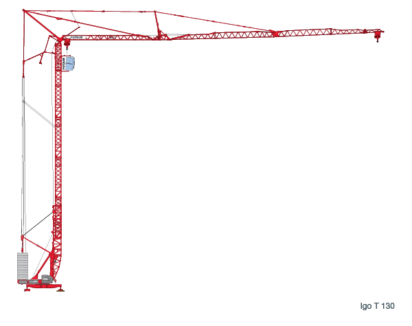 Igo T 130 Self Erecting Tower Crane