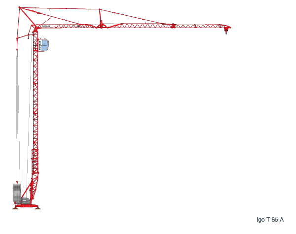 Igo T 85 A Self Erecting Tower Crane